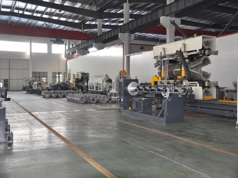 PVC雙壁波（bō）紋管擠出生產線