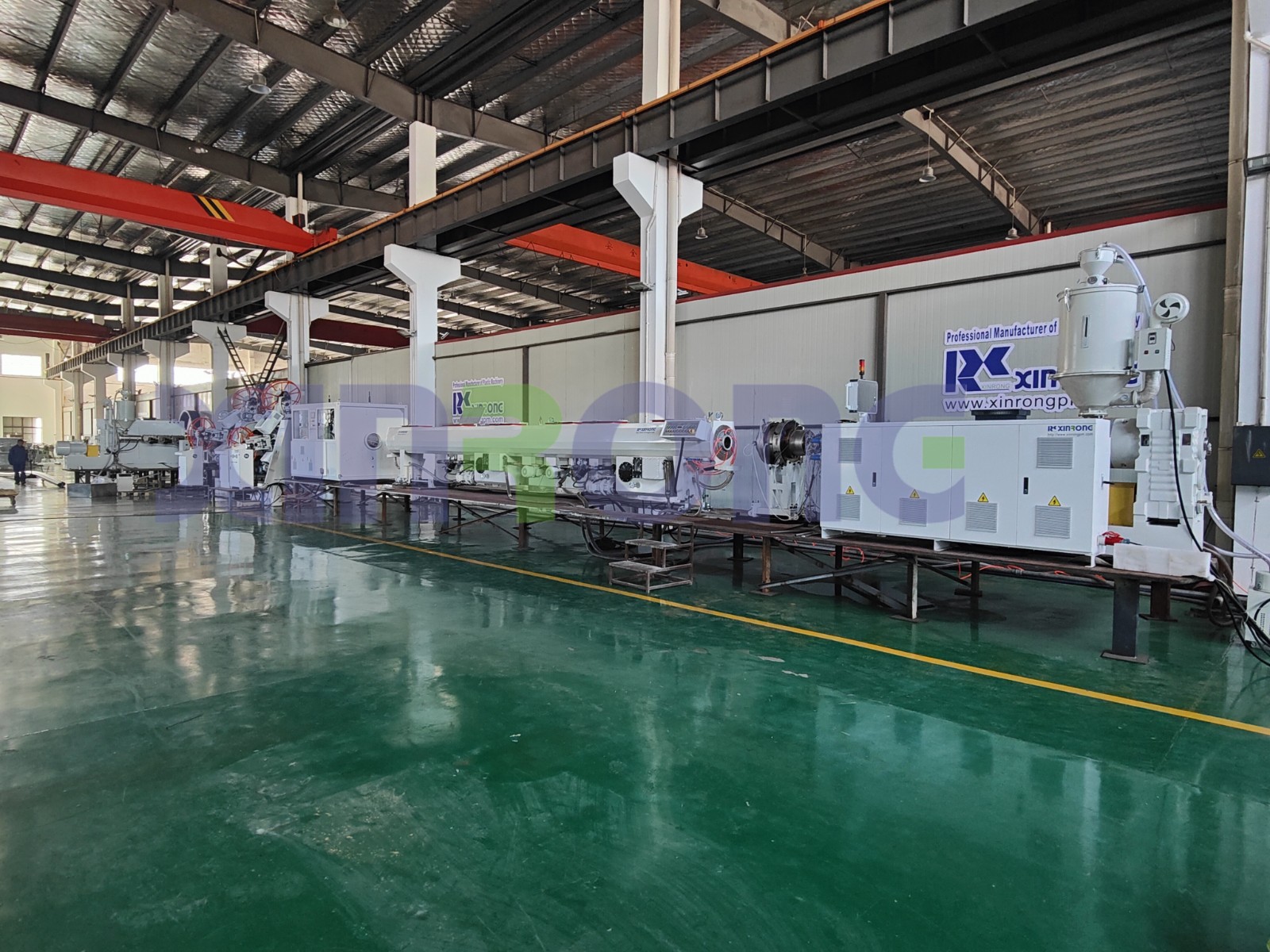 PE給（gěi）水燃（rán）氣管材擠出生產線